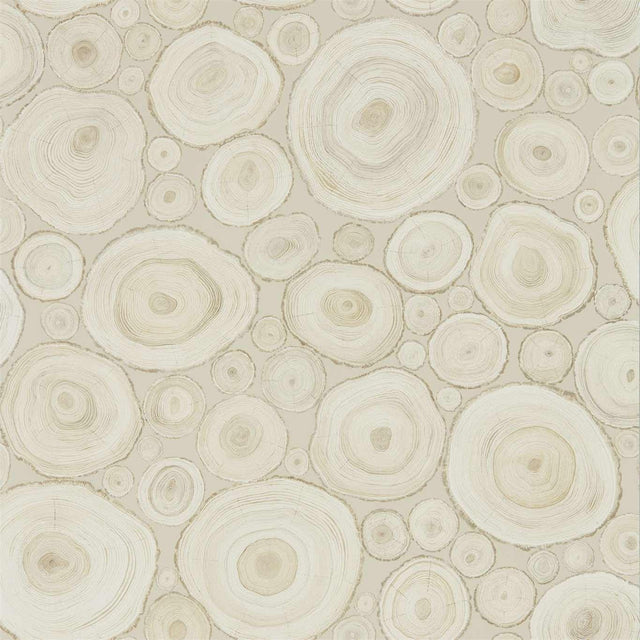 Sanderson Alnwick Logs Birch Wallpaper