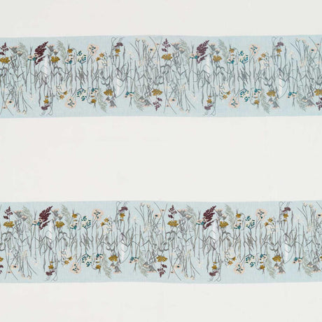 Sanderson Pressed Flowers Mist/Shell Fabric