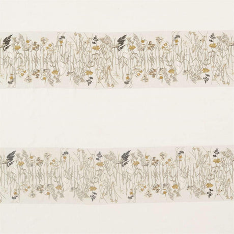 Sanderson Pressed Flowers Sable/Corn Fabric