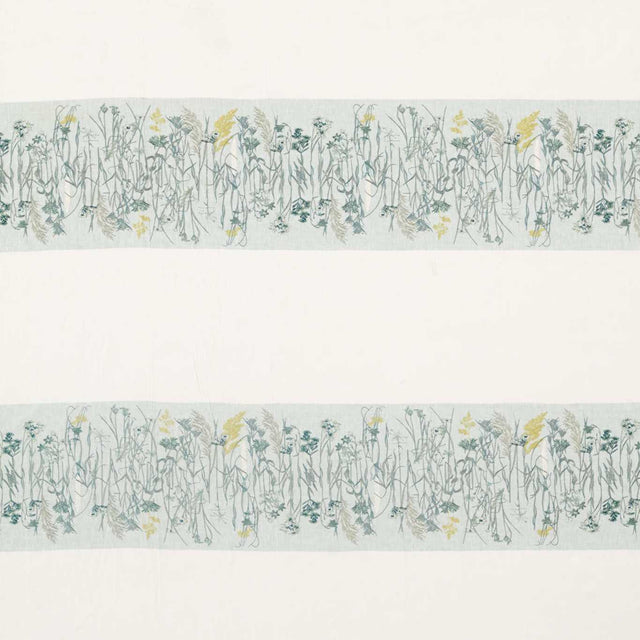 Sanderson Pressed Flowers Mist/Linden Fabric