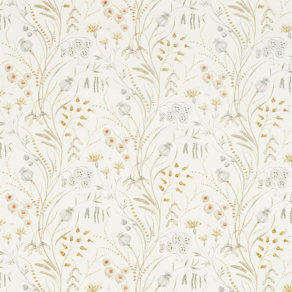 Sanderson Summer Harvest Silver/Corn Fabric