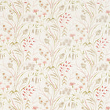 Sanderson Summer Harvest Claret/Olive Fabric