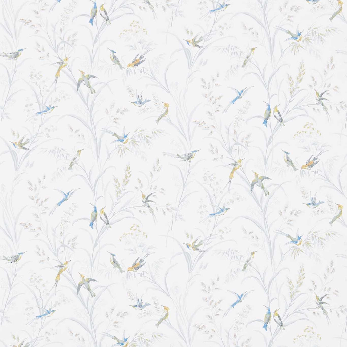 Sanderson Tuileries Silver/Multi Wallpaper