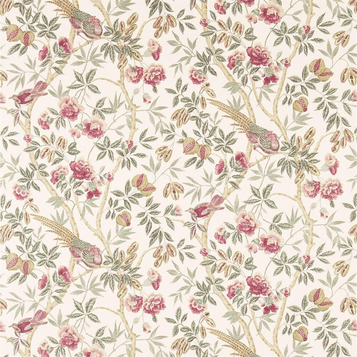 Sanderson Abbeville Rose/Calico Fabric