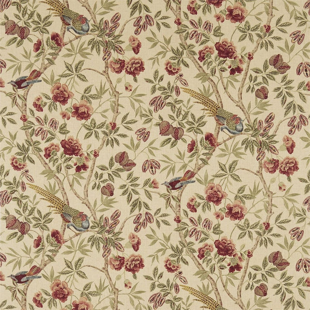 Sanderson Abbeville Russet/Sand Fabric