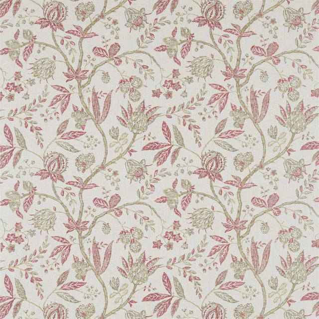 Sanderson Solaine Russet/Cream Fabric