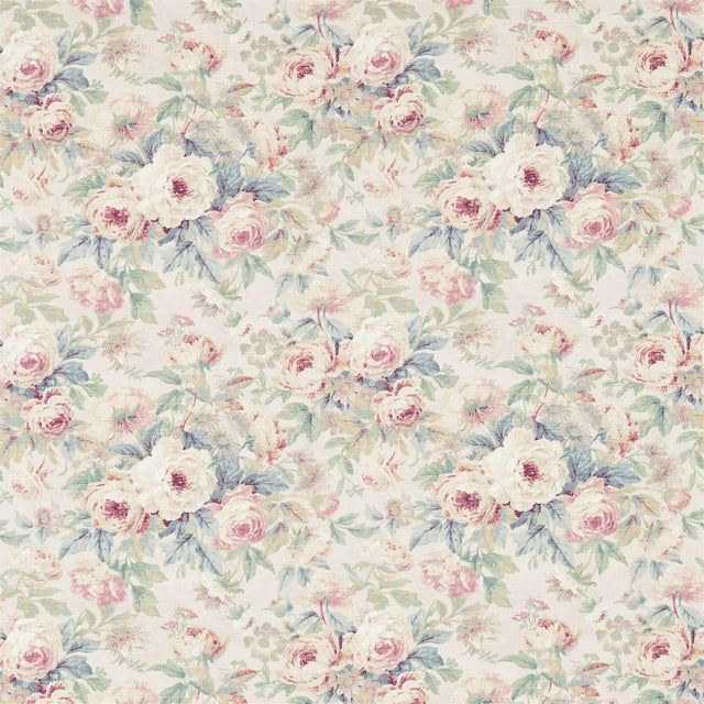 Sanderson Amelia Rose Wedgwood/Rose Fabric