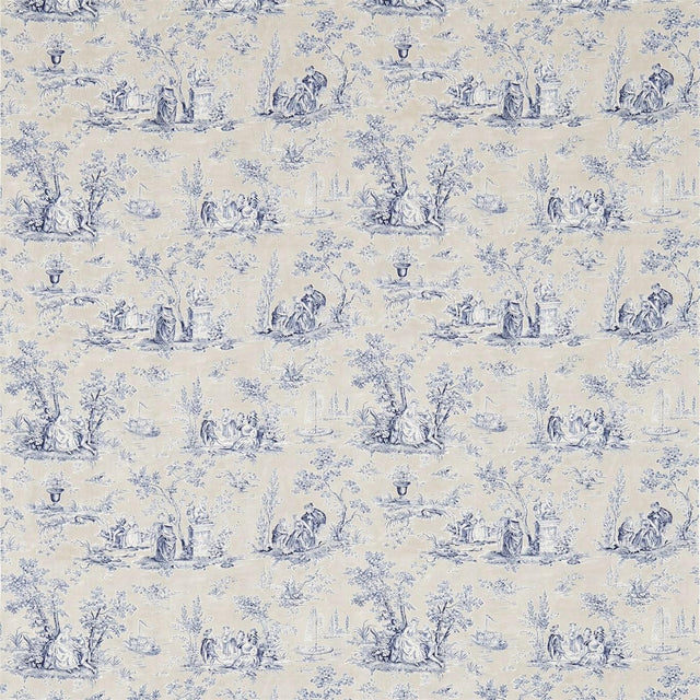 Sanderson Josette Indigo/Taupe Fabric
