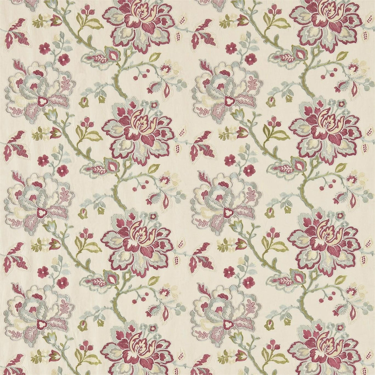 Sanderson Angelique Rose/Aqua Fabric
