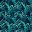 Sanderson Palm House Ink/Teal Fabric