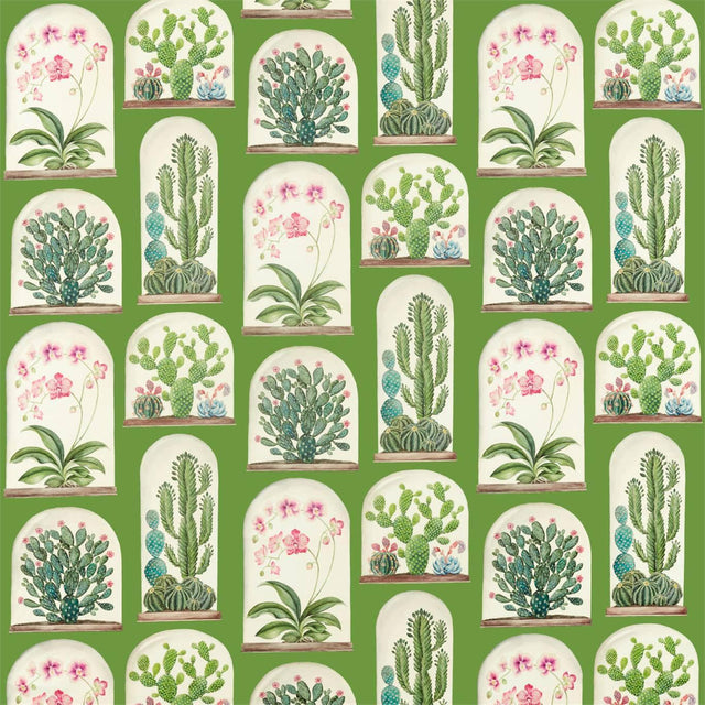 Sanderson Terrariums Botanical Green Fabric