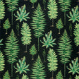 Sanderson Fernery Botanical Green/Charcoal Fabric