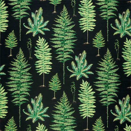 Sanderson Fernery Botanical Green/Charcoal Fabric