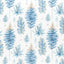 Sanderson Fernery China Blue Fabric