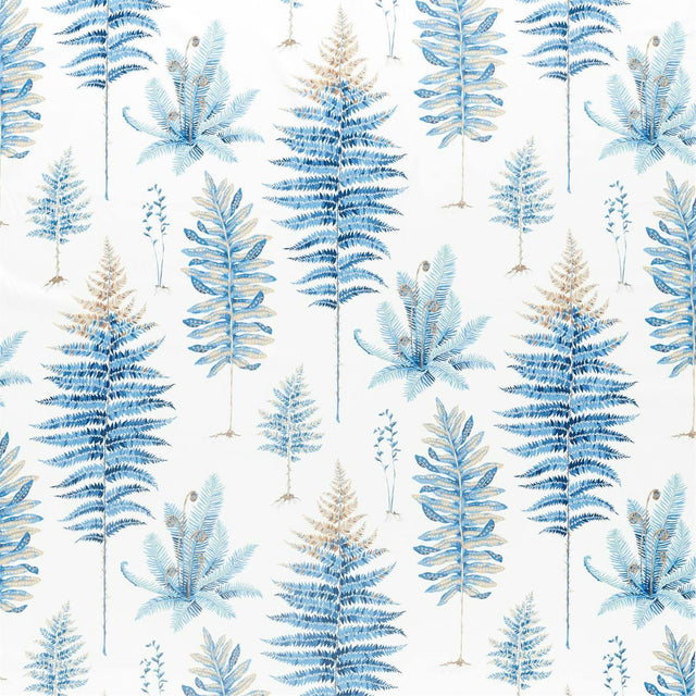 Sanderson Fernery China Blue Fabric