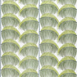 Sanderson Manila Embroidery Lime Fabric