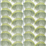 Sanderson Manila Embroidery Lime Fabric