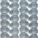 Sanderson Manila Embroidery Indigo Fabric