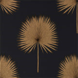 Sanderson Fan Palm Charcoal/Gold Wallpaper