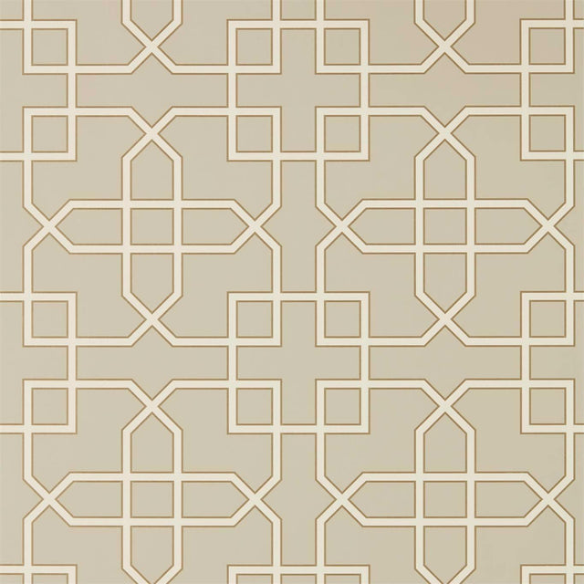 Sanderson Hampton Trellis Linen Wallpaper