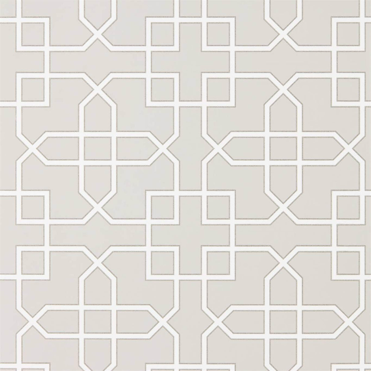 Sanderson Hampton Trellis Grey Wallpaper