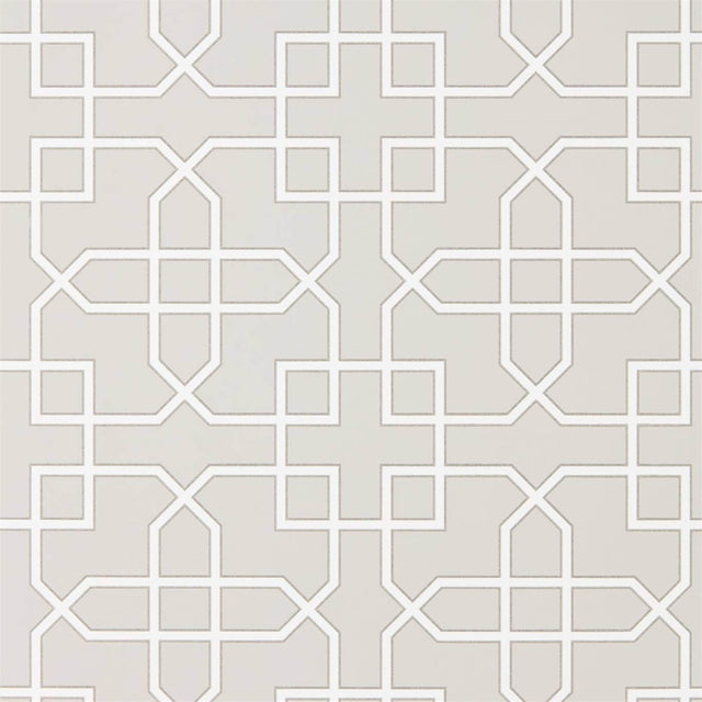 Sanderson Hampton Trellis Grey Wallpaper