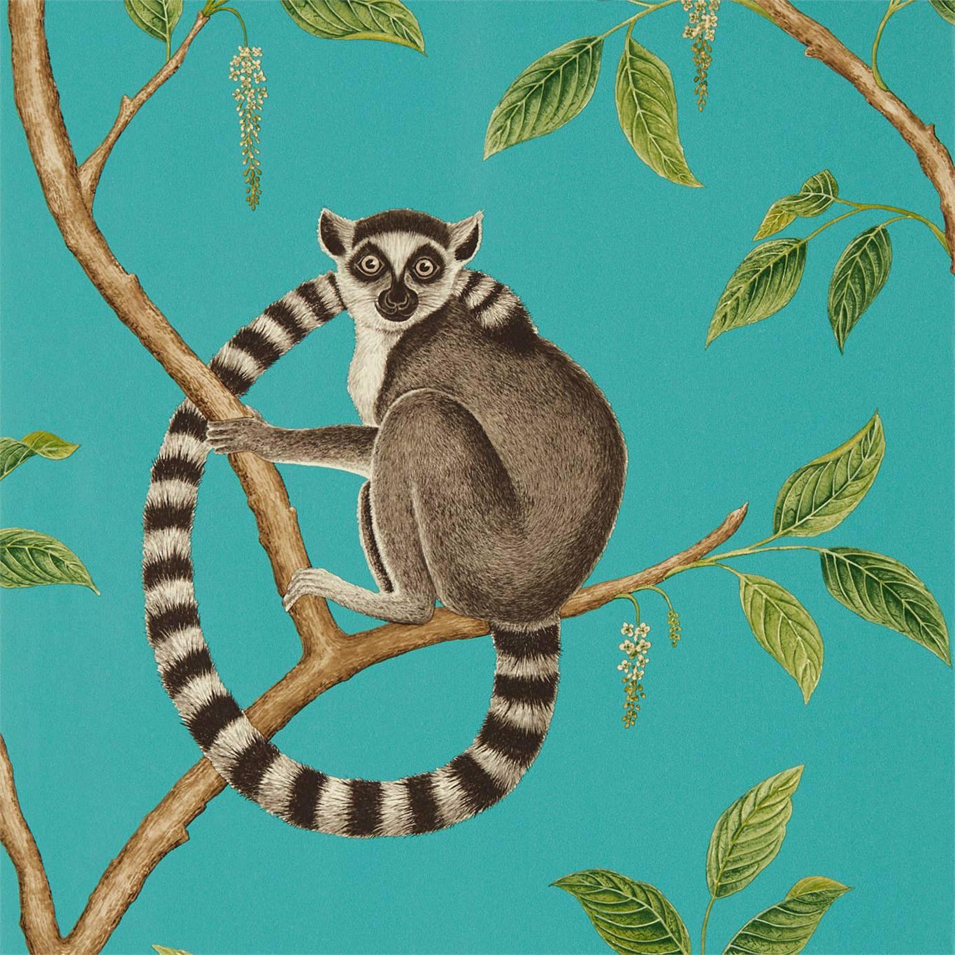 Флизелиновые обои  Ringtailed Lemur by Sanderson