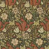 Morris & co Compton Bullrush/Black Wallpaper