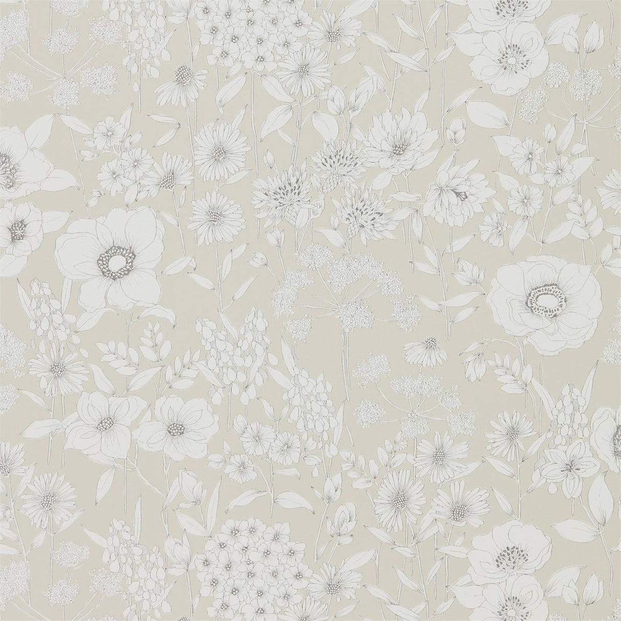 Sanderson Maelee Linen Wallpaper