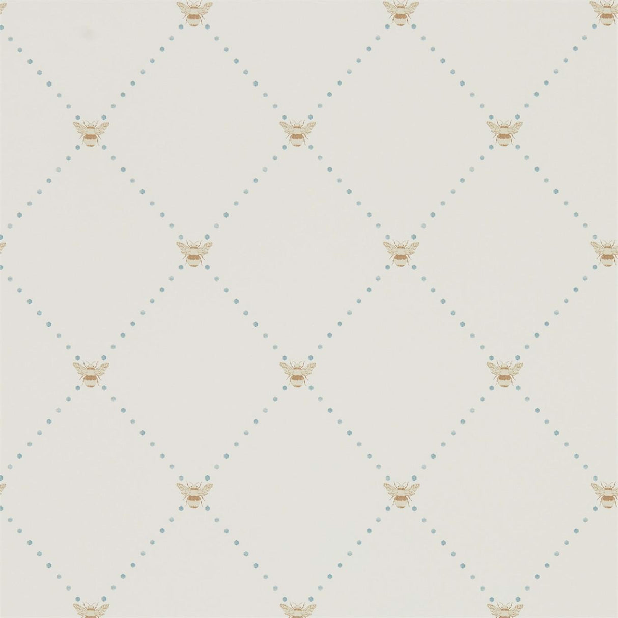 Sanderson Nectar Copper/Denim Wallpaper