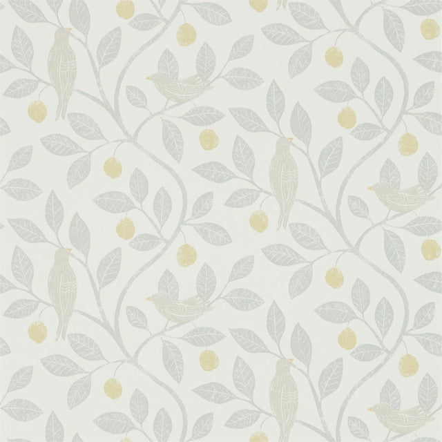 Sanderson Damson Tree Dijon/Mole Wallpaper
