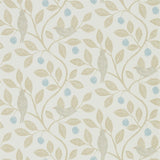 Sanderson Damson Tree Denim/Barley Wallpaper