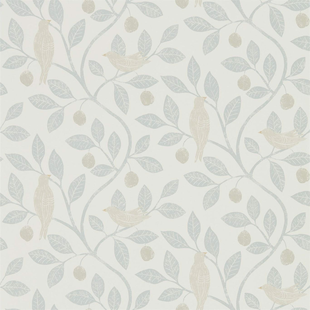 Sanderson Damson Tree Mineral/Dove Wallpaper