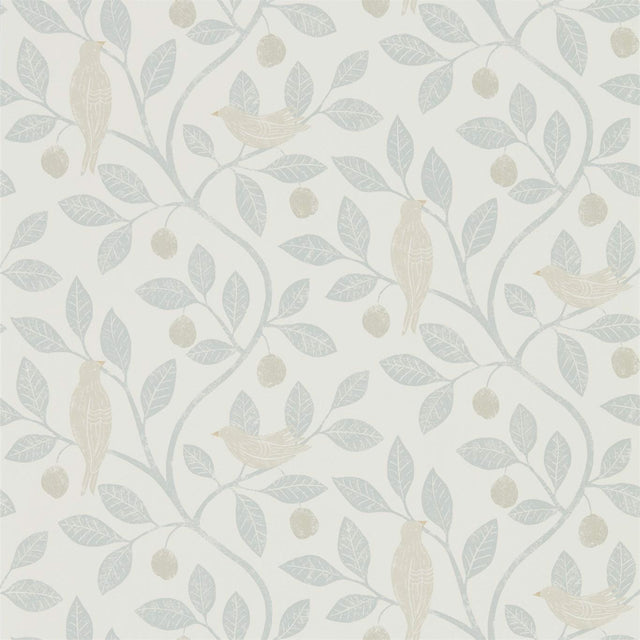 Sanderson Damson Tree Mineral/Dove Wallpaper