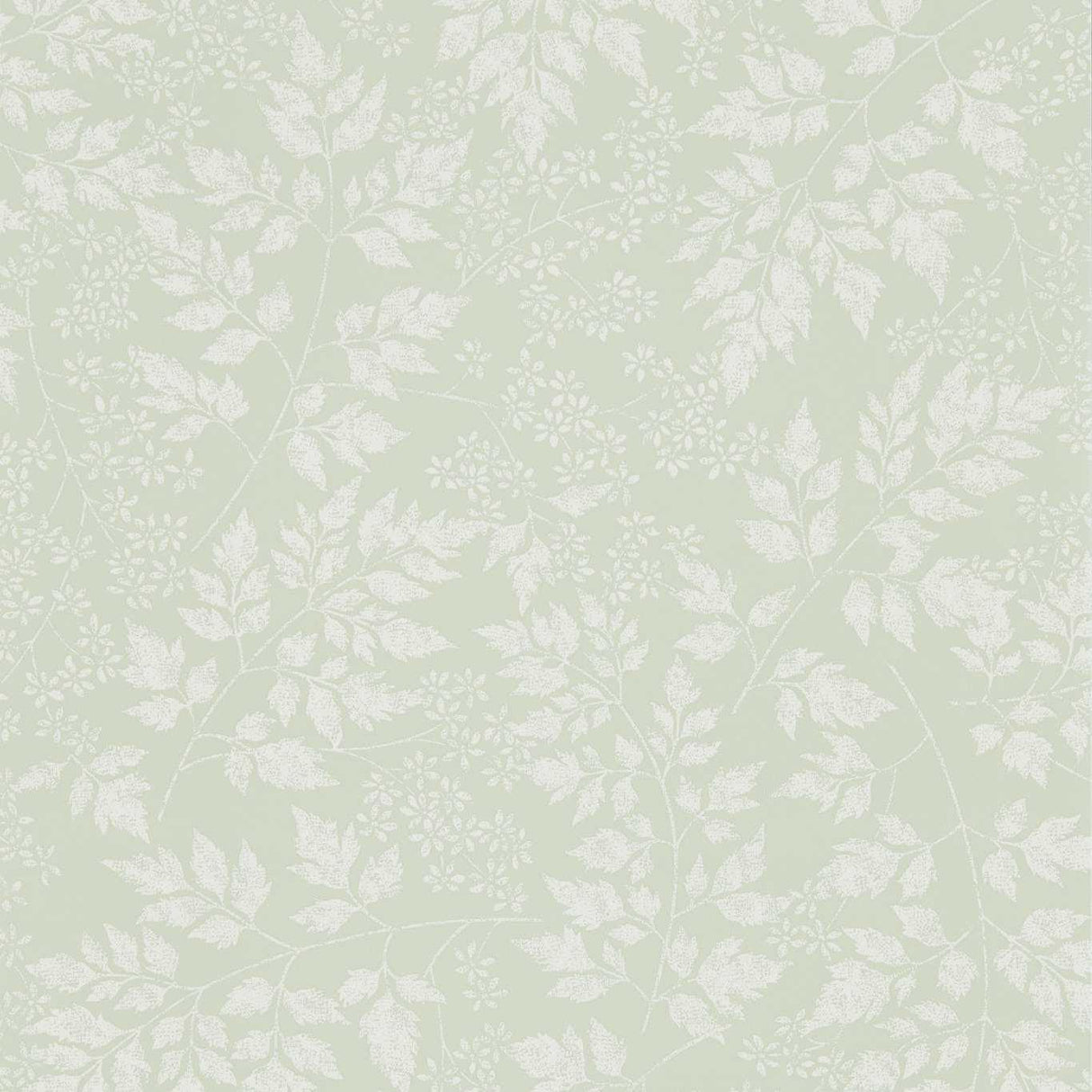 Sanderson Spring Leaves Celadon Wallpaper