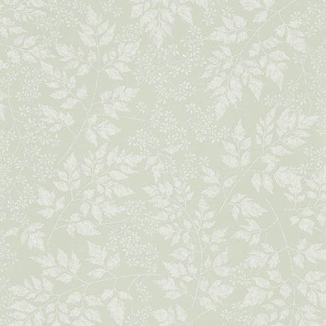 Sanderson Spring Leaves Celadon Wallpaper