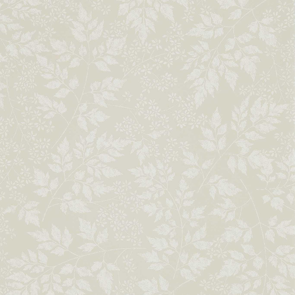 Sanderson Spring Leaves Barley Wallpaper
