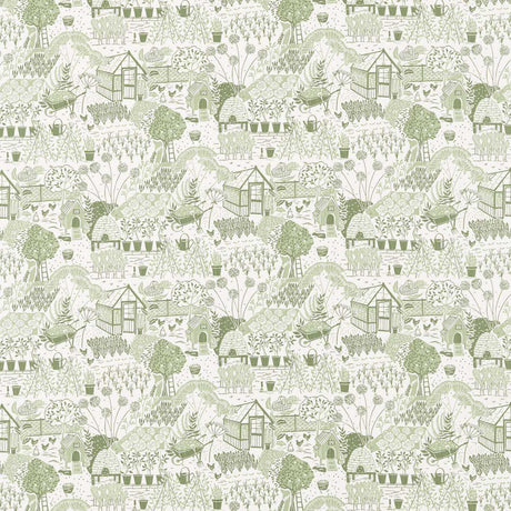Sanderson The Allotment Fennel Fabric