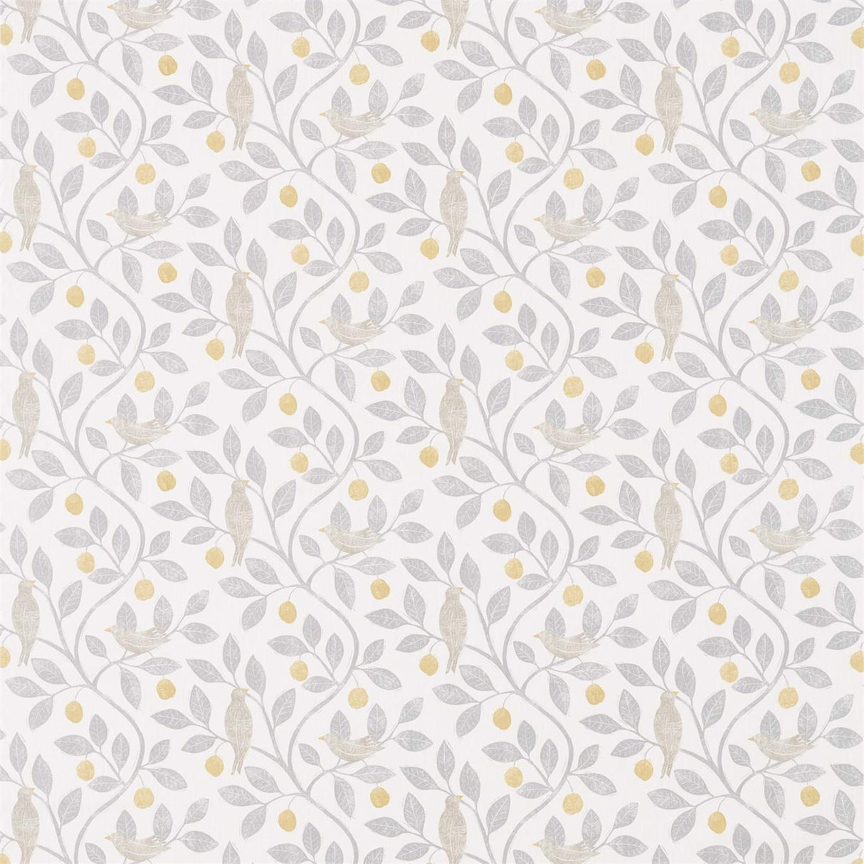 Sanderson Damson Tree Dijon/Mole Fabric