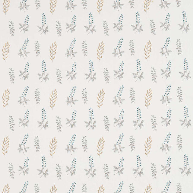 Sanderson Bilberry Dijon/Teal Fabric
