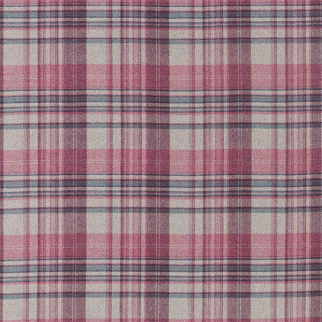 Sanderson Bryndle Check Mulberry/Fig Fabric