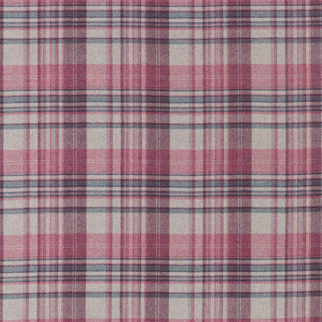 Sanderson Bryndle Check Mulberry/Fig Fabric
