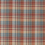 Sanderson Bryndle Check Russet/Amber Fabric