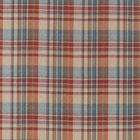 Sanderson Bryndle Check Russet/Amber Fabric
