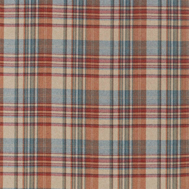 Sanderson Bryndle Check Russet/Amber Fabric