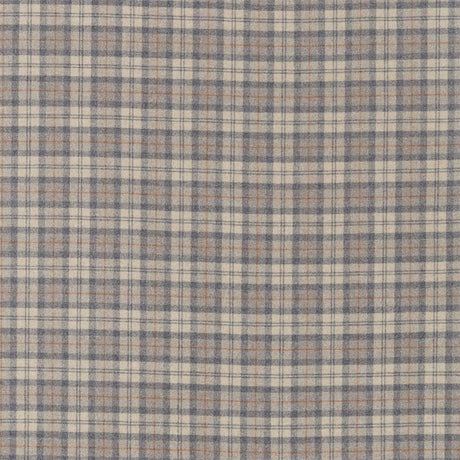 Sanderson Fenton Check Grey/Cinnamon Fabric