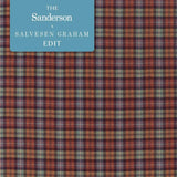 Sanderson Fenton Check Russet/Amber Fabric