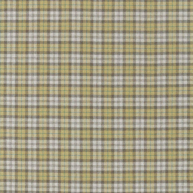 Sanderson Fenton Check Caraway/Green Fabric