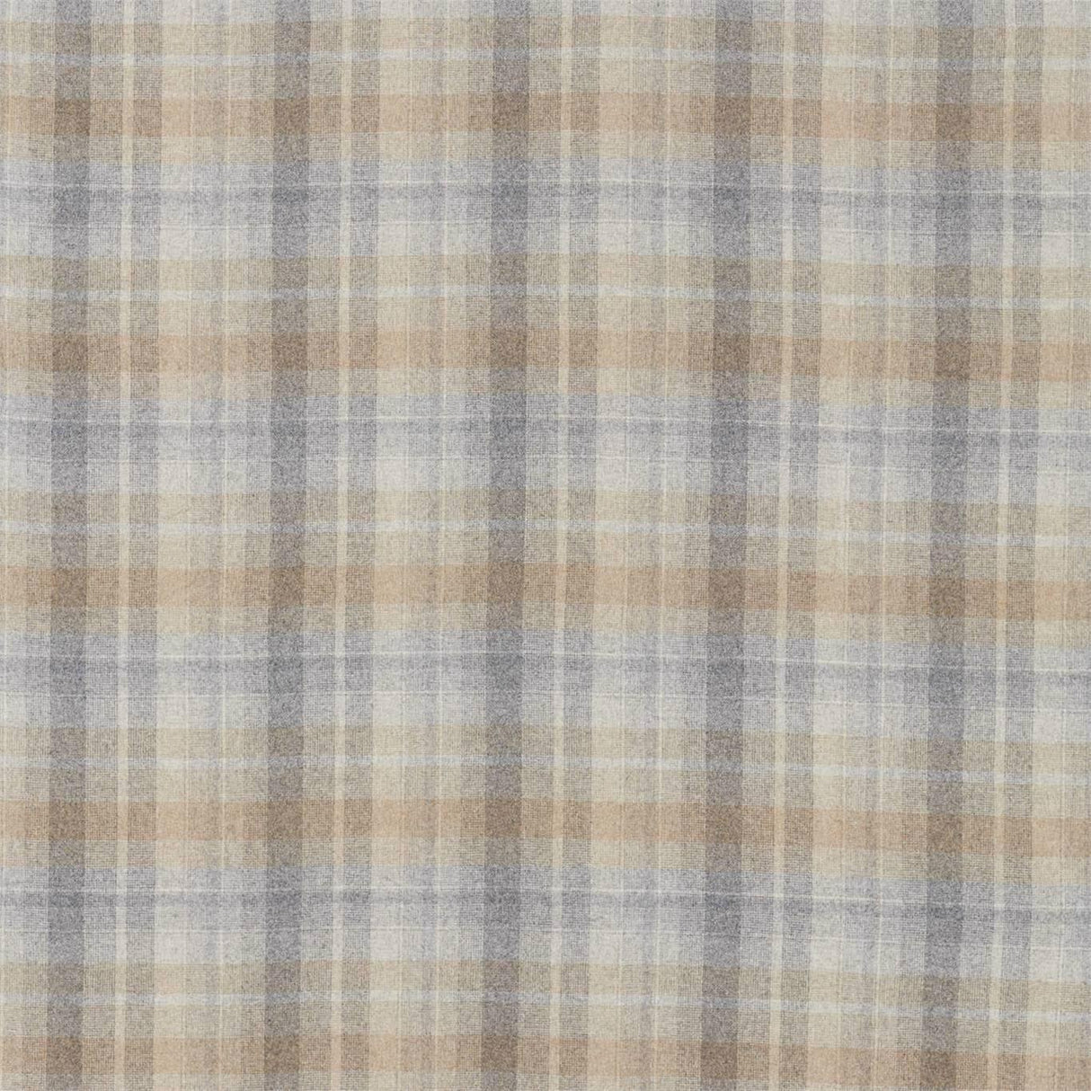 Sanderson Samphrey Check Silver/Grey Fabric