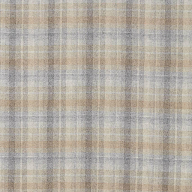 Sanderson Samphrey Check Silver/Grey Fabric